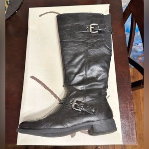 Kim Rogers Black Calf High Boots